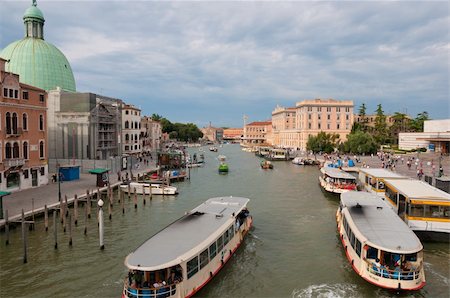 View to the Grand Canal in Venice, Italy Stockbilder - Microstock & Abonnement, Bildnummer: 400-05387540