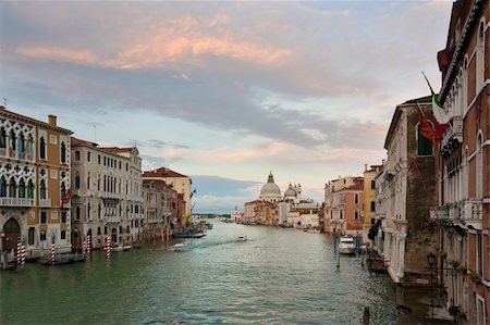 View at the Grand Canal in Venice, Italy Stockbilder - Microstock & Abonnement, Bildnummer: 400-05387647