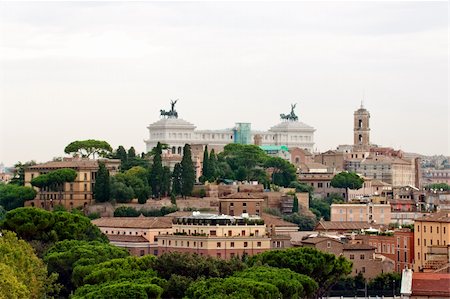 simsearch:400-05346461,k - Beautiful view at Rome buildings and Vittorio Emanuelle || Monument in Rome, Italy Stock Photo - Budget Royalty-Free & Subscription, Code: 400-05387741