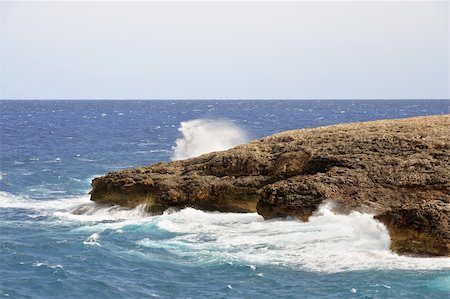 simsearch:400-05387791,k - Stormy sea waves break on big rock Stock Photo - Budget Royalty-Free & Subscription, Code: 400-05387793