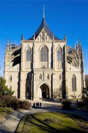 simsearch:400-05388385,k - Cathedral of St. Barbara, Kutna Hora, Czech Republic Fotografie stock - Microstock e Abbonamento, Codice: 400-05387897