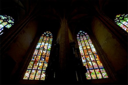 simsearch:400-05690626,k - interior of Cathedral of St. Barbara, Kutna Hora, Czech Republic Foto de stock - Super Valor sin royalties y Suscripción, Código: 400-05387899