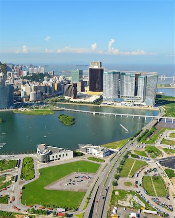 photo of crowd on bridges - Macau Stock Photo - Budget Royalty-Free & Subscription, Code: 400-05388035