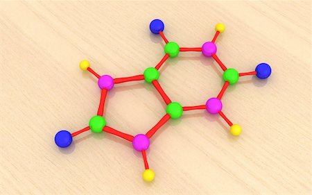 3D molecular model of uric acid on a white background Photographie de stock - Aubaine LD & Abonnement, Code: 400-05388218