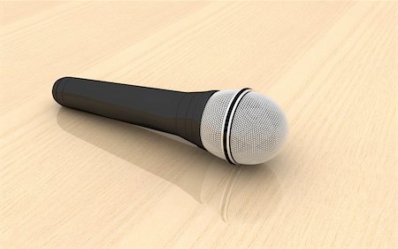 simsearch:400-05672202,k - microphone on a white background Stock Photo - Budget Royalty-Free & Subscription, Code: 400-05388224