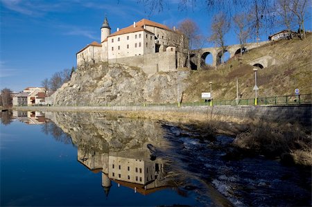 simsearch:400-05690633,k - Ledec nad Sazavou Castle, Czech Republic Photographie de stock - Aubaine LD & Abonnement, Code: 400-05388396