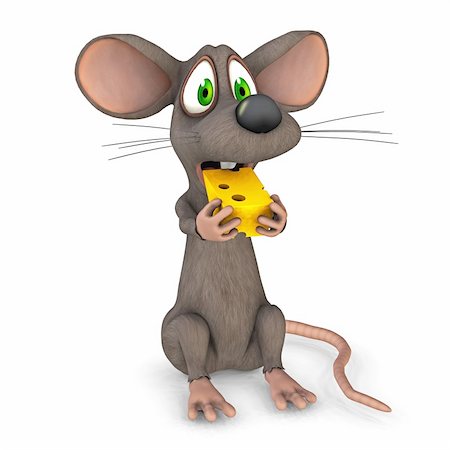 3d render of a toon mouse Stock Photo - Budget Royalty-Free & Subscription, Code: 400-05388884