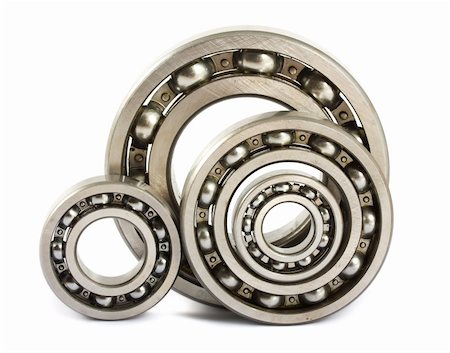 simsearch:400-06891668,k - Four steel ball bearings isolated on a white background Fotografie stock - Microstock e Abbonamento, Codice: 400-05380612