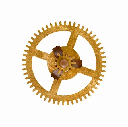 Detail of the part of clockwork mechanism - gear Stock Photo - Budget Royalty-Free & Subscription, Code: 400-05381260