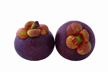 simsearch:400-05730777,k - Mangosteen fruits isolated on white background Photographie de stock - Aubaine LD & Abonnement, Code: 400-05383621