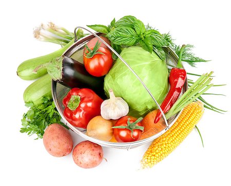 simsearch:400-05939266,k - fresh vegetable with leaves isolated on white background Photographie de stock - Aubaine LD & Abonnement, Code: 400-05664126