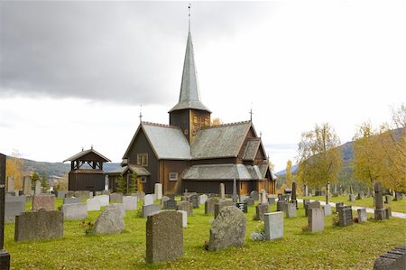 simsearch:400-05668418,k - Hedal Stavkirke, Norway Stock Photo - Budget Royalty-Free & Subscription, Code: 400-05668329