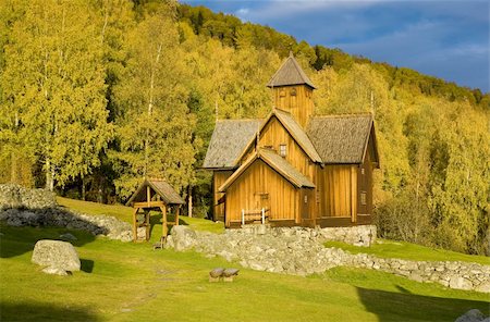 simsearch:400-05899180,k - Uvdal Stavkirke, Norway Stock Photo - Budget Royalty-Free & Subscription, Code: 400-05668340