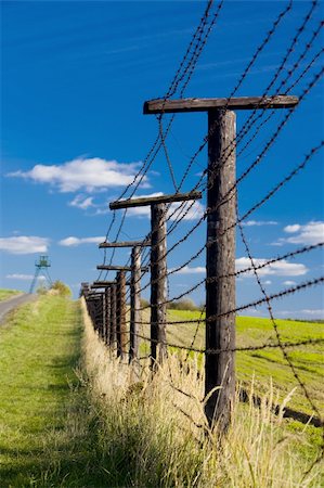 frontier - remains of iron curtain, Cizov, Czech Republic Stock Photo - Budget Royalty-Free & Subscription, Code: 400-05668376