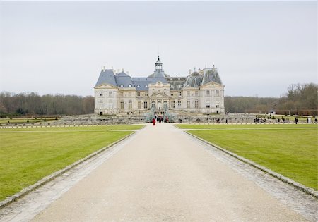 seine et marne - Palace Vaux-le-Vicomte, Seine-et-Marne, Île-de-France, France Photographie de stock - Aubaine LD & Abonnement, Code: 400-05668503