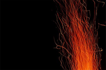 Sparks from the fire Stock Photo - Budget Royalty-Free & Subscription, Code: 400-05668994