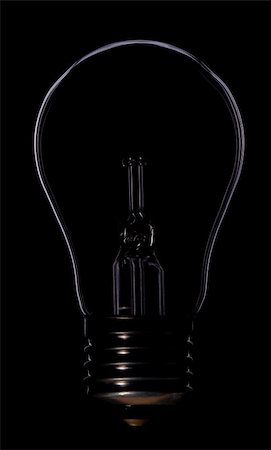 Silhouette of the lamp on a black background Stock Photo - Budget Royalty-Free & Subscription, Code: 400-05669001