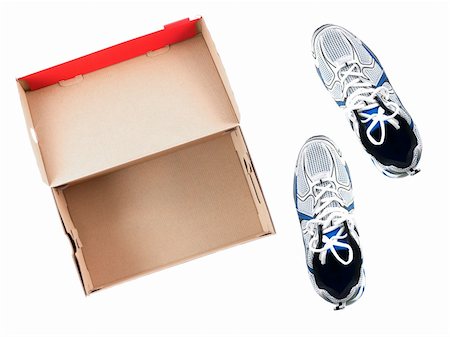 relay race competitions - Sports runners situated next to a shoe box Stock Photo - Budget Royalty-Free & Subscription, Code: 400-05669420