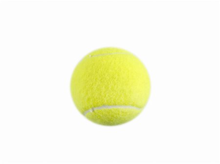 Sporting tennis balls isolated against a white background Stock Photo - Budget Royalty-Free & Subscription, Code: 400-05669436