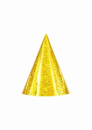 Party hats isolated against a white background Stock Photo - Budget Royalty-Free & Subscription, Code: 400-05669460