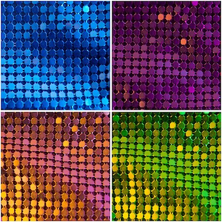 simsearch:400-04752467,k - Bright pink, blue, green and yellow paillette textures background. Foto de stock - Royalty-Free Super Valor e Assinatura, Número: 400-05669534