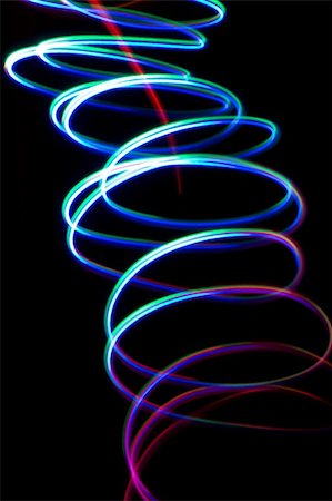 stokato (artist) - Chaotic colorful lights on  black background Photographie de stock - Aubaine LD & Abonnement, Code: 400-05663307