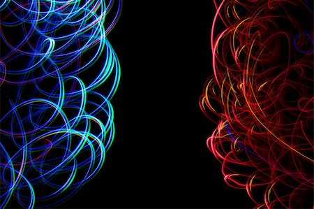 stokato (artist) - Chaotic colorful lights on  black background Photographie de stock - Aubaine LD & Abonnement, Code: 400-05674042