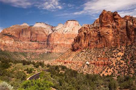 Zion Canyon National Park, Utah Stock Photo - Budget Royalty-Free & Subscription, Code: 400-05674053