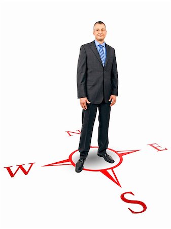 suit wind - An image of a handsome business man Stock Photo - Budget Royalty-Free & Subscription, Code: 400-05674086