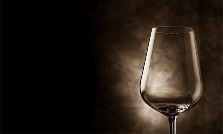 photo of wine glass cover in fronto of rural background Fotografie stock - Microstock e Abbonamento, Codice: 400-05675037