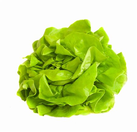 simsearch:400-05368196,k - green freshly picked salad isolated on white background Foto de stock - Super Valor sin royalties y Suscripción, Código: 400-05675197