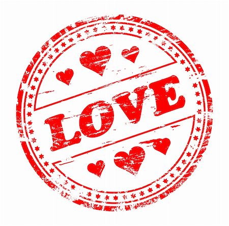 simsearch:400-05293578,k - Rubber stamp illustration showing "LOVE" text. Also available as a Vector in Adobe illustrator EPS format, compressed in a zip file Foto de stock - Super Valor sin royalties y Suscripción, Código: 400-05675362