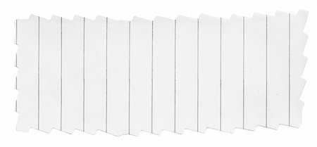 paper banner with frayed edges on white background Fotografie stock - Microstock e Abbonamento, Codice: 400-05676263