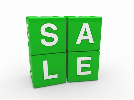 simsearch:400-05676771,k - 3d sale cube green discount word business Photographie de stock - Aubaine LD & Abonnement, Code: 400-05676771