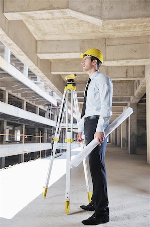 simsearch:400-04616755,k - business man Architect engineer manager at construction site project Stock Photo - Budget Royalty-Free & Subscription, Code: 400-05676804