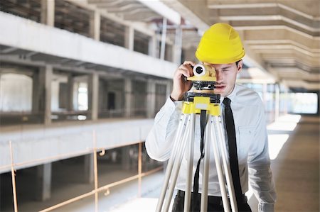 business man Architect engineer manager at construction site project Stock Photo - Budget Royalty-Free & Subscription, Code: 400-05676806