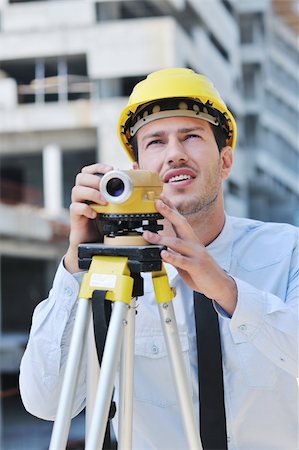 simsearch:400-04616755,k - business man Architect engineer manager at construction site project Stock Photo - Budget Royalty-Free & Subscription, Code: 400-05676837
