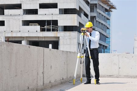 simsearch:400-04616755,k - business man Architect engineer manager at construction site project Stock Photo - Budget Royalty-Free & Subscription, Code: 400-05676838