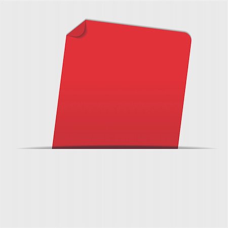 Abstract Background - Red Label on Light Grey Background Fotografie stock - Microstock e Abbonamento, Codice: 400-05676883