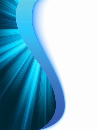 Blue black and white abstract wave burst. EPS 8 vector file included Stock Photo - Budget Royalty-Free & Subscription, Code: 400-05677421