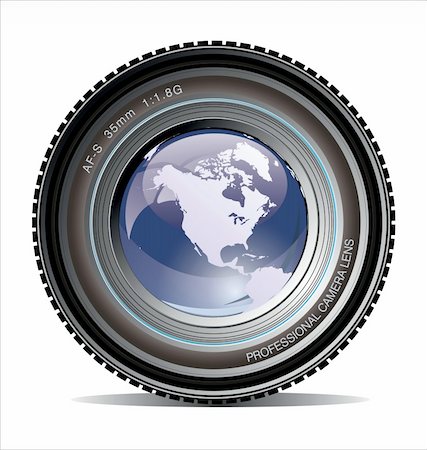 simsearch:400-06915716,k - Camera lens Stock Photo - Budget Royalty-Free & Subscription, Code: 400-05677484