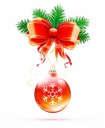 Vector illustration of cool Christmas decoration Stock Photo - Budget Royalty-Free & Subscription, Code: 400-05678836