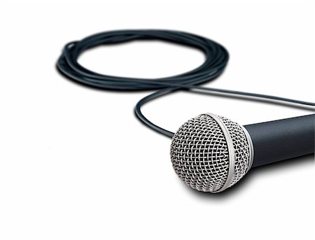 microphone connected Stock Photo - Budget Royalty-Free & Subscription, Code: 400-05678980