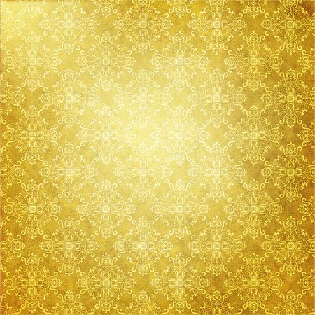 elegant brown borders - Old yellow grunge paper with white rhombuses Stock Photo - Budget Royalty-Free & Subscription, Code: 400-05679049