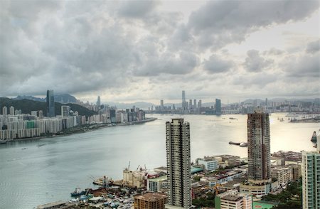 simsearch:400-05754692,k - Hong Kong and modern buildings Stock Photo - Budget Royalty-Free & Subscription, Code: 400-05679173