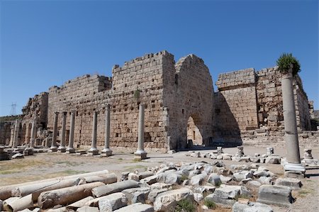 Ancient city of Perge near Antalya Turkey Stock Photo - Budget Royalty-Free & Subscription, Code: 400-05679369