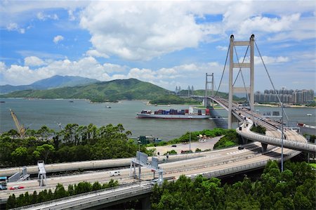 simsearch:400-05315269,k - Tsing Ma Bridge Photographie de stock - Aubaine LD & Abonnement, Code: 400-05679489