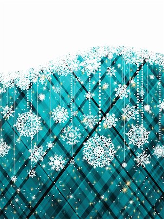 simsearch:400-04363033,k - Blue abstract christmas background with snowflake. EPS 8 vector file included Photographie de stock - Aubaine LD & Abonnement, Code: 400-05670232