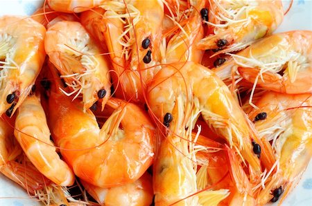 Many steamed raw shrimp in a pile Stock Photo - Budget Royalty-Free & Subscription, Code: 400-05670503