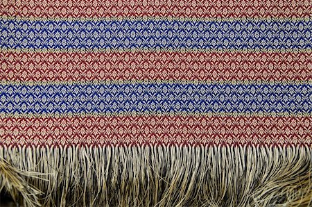 Thai fabric texture is Crafts from the countryside. Stock Photo - Budget Royalty-Free & Subscription, Code: 400-05670620